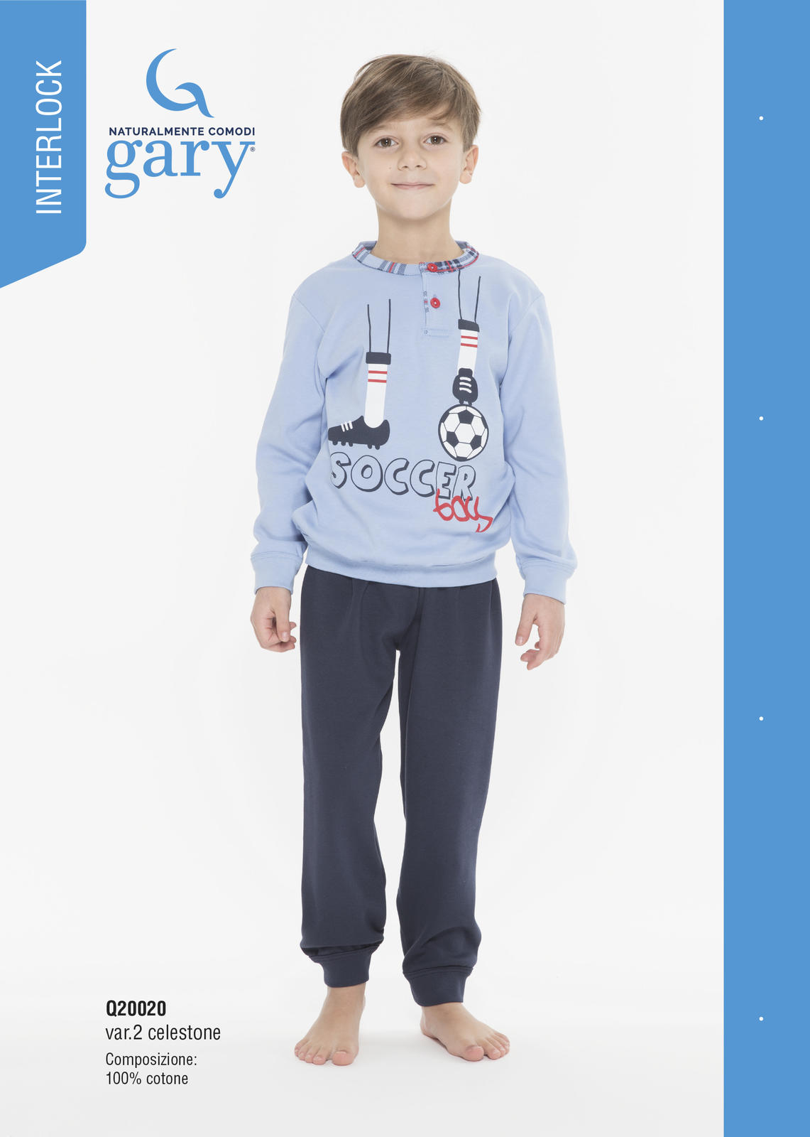 BOY'S PAJAMA M/L Q30020 Tellini S.r.l. Wholesale Clothing